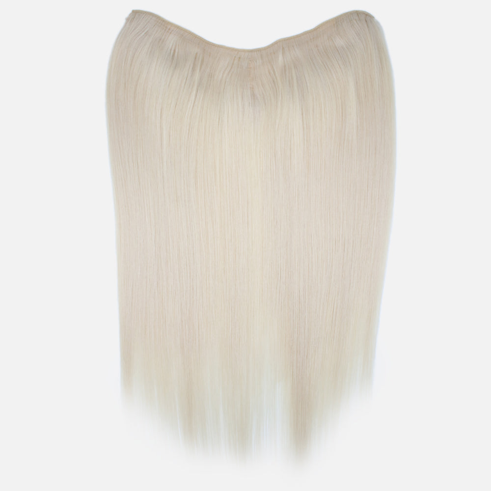 bright ash blonde hair extension