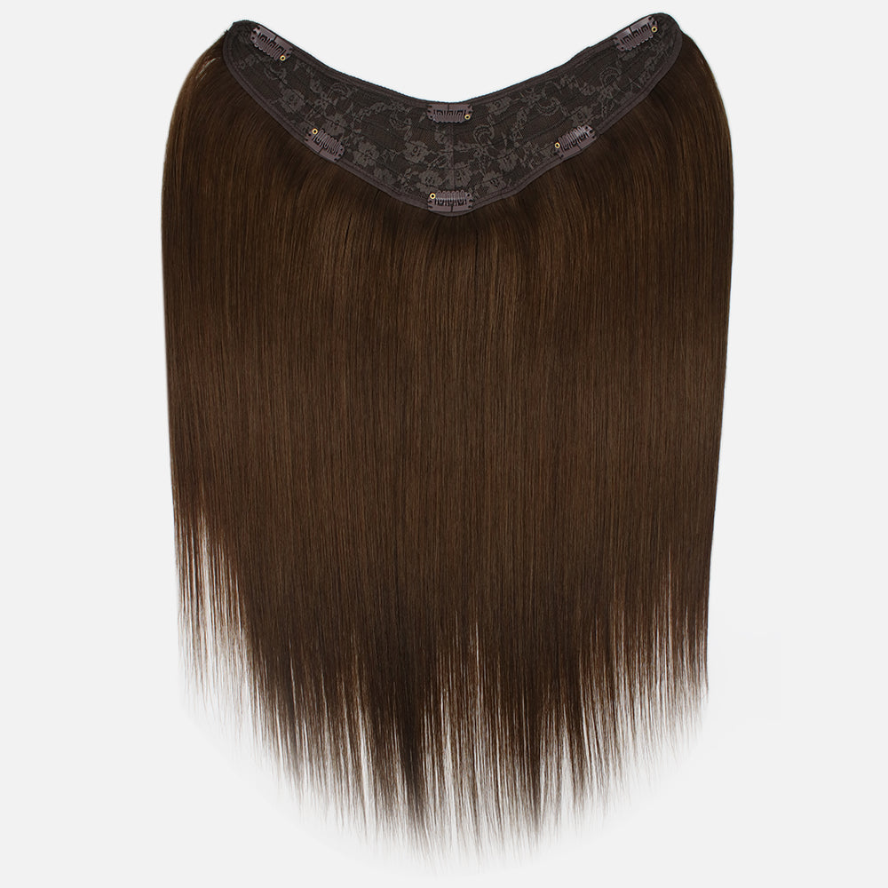 Brown with amber highlights hair extension