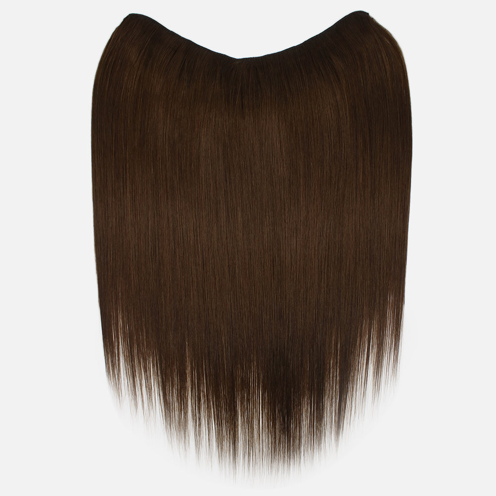 Brown with amber highlights hair extension