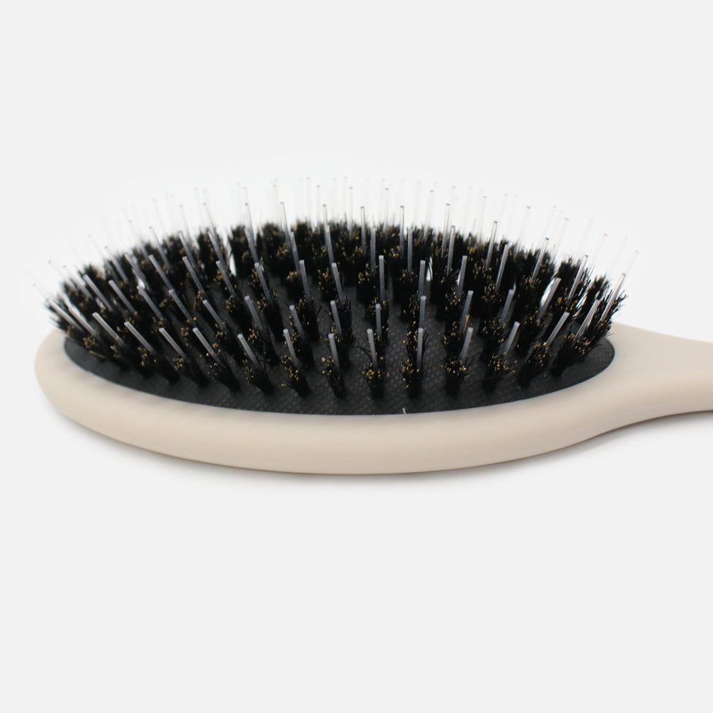 Brush for hair extension. Company is masterpiece hair solutions